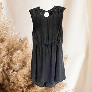 Faded Silk Mini Dress — Wild Garden Edit